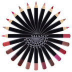 SHANY Dreamy Dozen Matte Lip Liner Set Vegan - Long-Lasting Professional Velvet Cruelty-Free Lipstick Pencils Pens in Varying Shades - Pack of 12