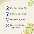 Dr Teal's Foaming Bath with Pure Epsom Salt, Sensitive Skin with Colloidal Oatmeal & Cucumber, 34 fl oz (Pack of 4)