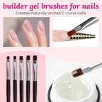 39 PCS Nail Art Brushes Set,Nail Art 3D Sculpting Pen Dotting Tools,Ombre Silicone Brush,Liner Brushes,Acrylic Brushes,Nail Art Palette with Gel Mixing Rod,Nail Design Kit for Home Diy & Salon