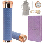 Facial Hair Removal for Women, Rechargeable Hair Removal Device, Painless Face Electric Razor/Shaver for Lip, Arms, Face, Peach Fuzz (Nile Blue)