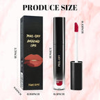 DAGEDA 6 Colors Peel Off Lip Stain Set, Long Lasting and Waterproof Lip Stain Peel off Lip Liner Makeup, Tattoo Lip Color, Natural Matte Finish Lip Tint Stain