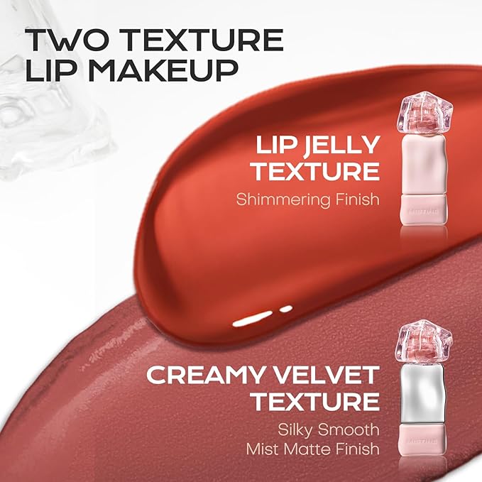 Mistine Lip Gloss Lip Oil Lip Plumber Non-sticky Tinted Lip Gloss for Women Infused with 1% Peptide Finish Lip Tint Hydrating Lip Stain Lightweight Feeling J01 Until Sunset Limited Edition 0.1 fl oz