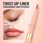 Oulac Waterproof Lipliner Pencil - Smooth and Creamy, Retractable Lip Makeup for Precision Application, Vegan & Cruelty-Free, LL04 Sunlit Peach