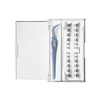 KISS imPRESS Falsies Long Lasting Self Adhesive Eyelashes, ‘Demi Bold’, 5 Day Extended Wear, 24 Medium Volume Lash Clusters (5,6,8,10,12, & 14mm), Precision Non-Stick Applicator