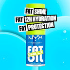 NYX PROFESSIONAL MAKEUP Fat Oil Chillz, Moisturizing, Shiny and Vegan Tinted Lip Gloss - Polar Peppermint (Sheer Blue)