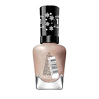 Sally Hansen Miracle Gel, Tinsel Time for Two, Long Lasting, Gel-Like Formula, No UV Lamp Needed, Semi Opaque, Shimmery Nude Nail Polish