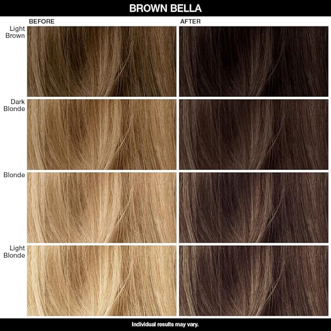 IGK Hair Gloss Toner & Color Depositing Mask | Chocolate Brown Semi-Permanent | Vegan + Cruelty Free | Brown Bella