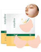 EASYDEW DW-EGF Wide Patch - Outdoor UV Block Sun Patches for Golf, Riding, Hiking, Driving - Panthenol, Niacinamide, Glutathione - Cooling & Soothing Face Shield Sticker, 4 Packs