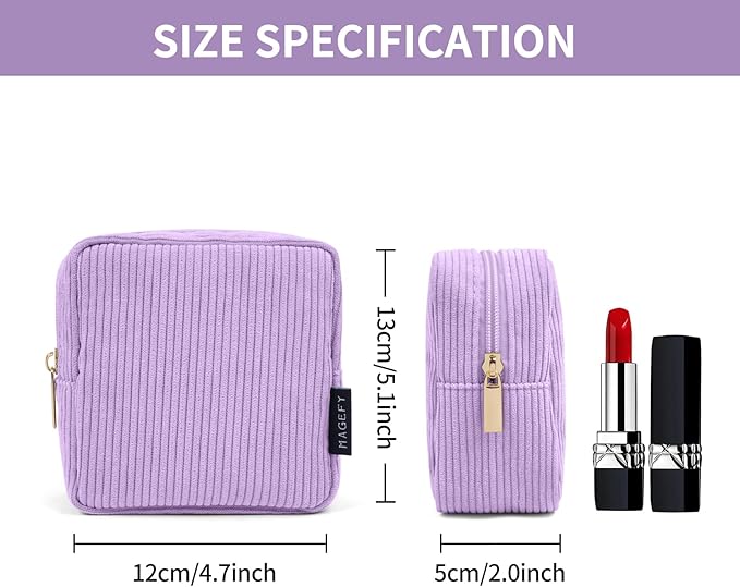 Magefy small makeup bag mini