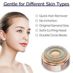 Gen 2 Replacement Heads for Flawless Facial Hair Remover, Shaver Pro Replacement Blades Heads Compatible with Finishing Touch Flawless Hair Removal for Woman Face,As Seen on TV.(6 Pack)