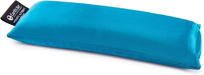 EARTHLITE Holistic Alchemy Aromatherapy Eye Pillow - 100% Silk Cover, Natural Herbs & Flax Seeds, Weighted, Cooling & Soothing