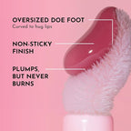 Women's Forget The Filler Lip Plumper Line Gloss, Velvet, Pink, 0.11 Fl Oz (Pack of 1)