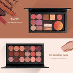 Lolalet 2 Pack Magnetic Makeup Palettes, Empty Magnetic