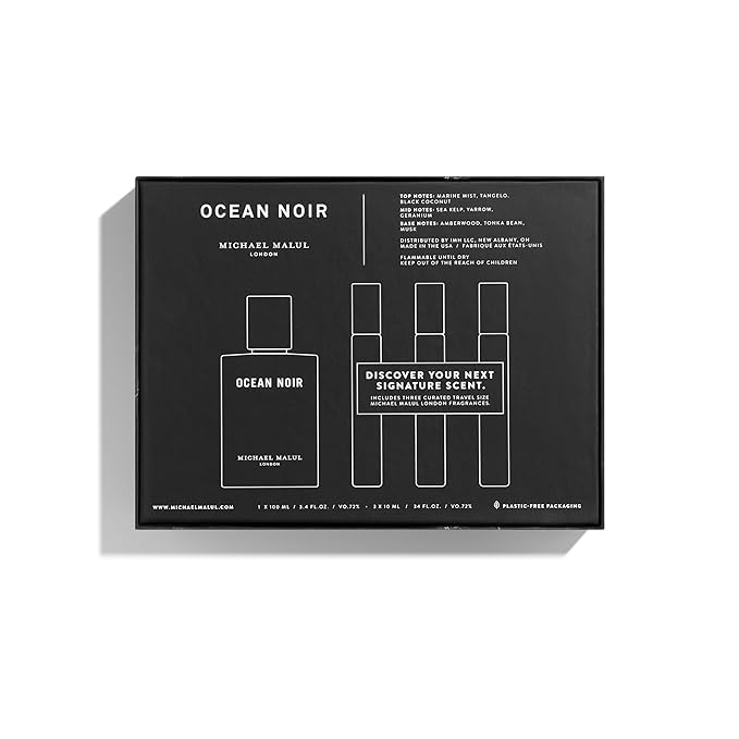 Michael Malul Ocean Noir Eau de Parfum Gift Set - 100ml | 10ml