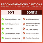 Lip Stain Peel Off - Lip Liner Waterproof, Lip Liner Stain Transfer Proof & Plumping, Moisturizing Non-Stick Cup Matte Finish Stay On All Day, Nude Color