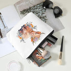 Western cosmetic bag highland cow