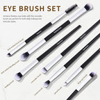 Makeup Brush Set 10pc, Dual-Ended Makeup Brushes For Bronzer, Contour, Eyeshadow, Blush, Concealer, Foundation
