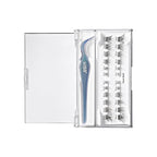 KISS imPRESS Falsies Long Lasting Self Adhesive Eyelashes, ‘Demi Bold’, 5 Day Extended Wear, 24 Medium Volume Lash Clusters (5,6,8,10,12, & 14mm), Precision Non-Stick Applicator