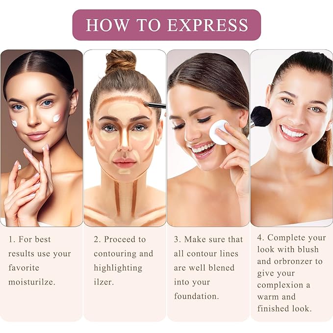 Youngfocus Cosmetics Cream Contour Best 8 Colors