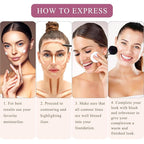 Youngfocus Cosmetics Cream Contour Best 8 Colors Contouring Foundation - Highlighting Makeup Kit/Concealer Palette - Vegan, Cruelty Free and Hypoallergenic - Instruction Manual（Face Blushes）