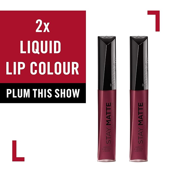Rimmel Stay Matte Liquid Lip Color, Plum This Lip