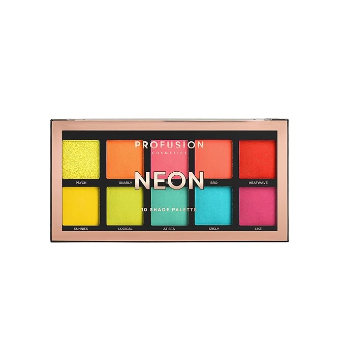 Profusion Cosmetics 10 Shade Eyeshadow Palette - High
