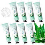 8PCS Aloe Vera Gel for Face & Skin,Organic Aloe Vera Gel,Hydrating After Sun Cream for Travel Size,Moisturizing Lotion for Skincare,After Sun Lotion for All Skin Type(E)