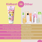 Kids Multivitamin Face Wash - Natural, Non-Toxic 100ml, Organic Watermelon for Normal, Gentle Sensitive & Dry Skin Types - Tear, Paraben, SLS Free, Pack of 1