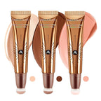 3PCS,Contour Stick bronzer,Liquid Blush,Highlighter,Long Lasting Smooth Lightweight Beauty Wand Set,Vegan & Cruelty-Free (01+02+05, 1.27fl oz)