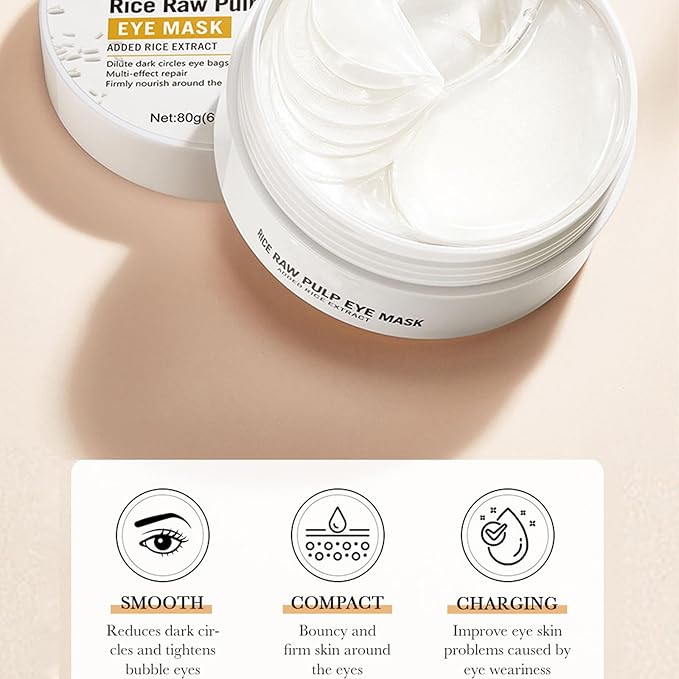 Under Eye Patches for Dark Circles, Puffiness and Eye Bags, Eye Mask,Wrinkle Treatment Anti-Aging Rejuvenating Moisturizing Skin Care 60PCS Collagen Eye Gel Pads Anti-Wrinkle Eye Patches