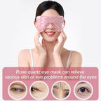Rose quartz eye mask, cooling
