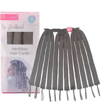 Octocurl Heatless Hair Curler - No Headband Octopus Curler - Overnight Curls for Short Hair (Satin - Black)