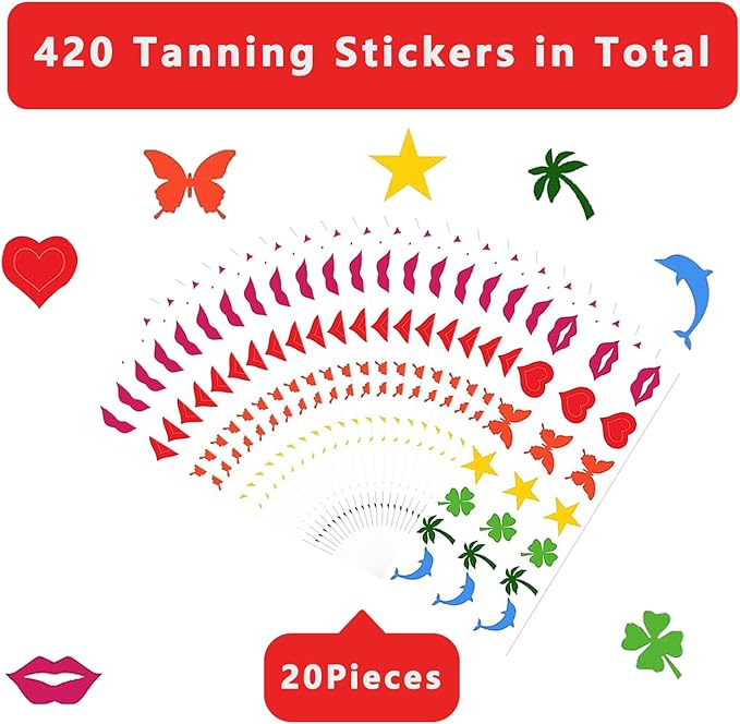 420 Pieces 20 Sheets 7