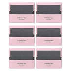 [600 Counts Refills Only] Natural Bamboo Charcoal Oil Blotting Sheets for Face with Mirror Case and Refills