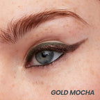 Wonderskin Eyeliner Pencil, 1440 Longwear Brown Glitter Eyeliner Pencil - Waterproof, Sharpenable & Smudge Proof