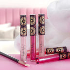 Nicole Miller Lip Gloss Collection Shimmery Glosses for Women and Girls Long Lasting Color Set with Rich Varied Colors, Pink Shimmer, 10 Count (Pack of 1)