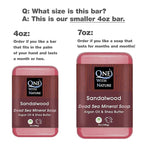 One With Nature Dead Sea Salt Sandalwood Soap 4oz 3-Pack – Purifying and Exfoliating Soap Bar with Dead Sea Minerals and Sandalwood for Face & Body, for Men & Women