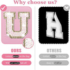 Personalized initial letter patch makeup