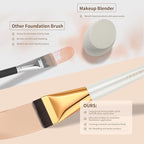 docolor Flat Foundation Brush for Liquid Makeup,Ultra Thin Liquid Foundation Brushes Premium Makeup Face Brush for Blending, Cream, Thin Foundation Brush Makeup Tool Face Foundation Flat Brush