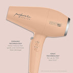 Conair Infiniti Pro Hair Dryer with Diffuser plus 3 Other Attachments | Performa Series Hair Dryer | Blow Dryer with Professional Performance Motor | Blush Pink