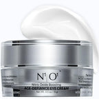 Age-Defiance Eye Cream - Day & Night Moisturizer with Nitric Oxide, Hyaluronic Acid, Complex Peptides, Ceramides - Hydrating Eye Cream for Dark Circles, Wrinkles, Fine Lines, Puffiness - 0.5 oz.