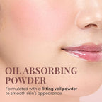 Paul & Joe Pressed Blush Palette Refill Only, Case Sold Separately, Oil-Absorbing Blush Powder, Bi-Color Face Blushes with Fitting Veil Powder, Peach Orange and Pink, 04 Petite Betise, 0.17 oz