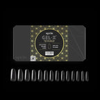 Apres Gel-X® Round Box of Nail Tips | 280 Gel-X Tips, Soft Tips, 14 Sizes 00-9 | Half-sizes Included (Sculpted Round Long, 280.00 Fl Oz (Pack of 1))