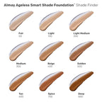 Almay Anti-Aging Foundation, Smart Shade Face Makeup with Hyaluronic Acid, Niacinamide, Vitamin C & E, Hypoallergenic, -Fragrance Free, 400 Beige, 1 Fl Oz (Pack of 1)