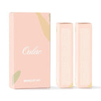 Oulac Beige Nude Satin Lipstick Set - Matte Lip Base, Full Coverage Lip Color, Satin Matte Finish, Cream Texture, Hydrating, Infused with Hyaluronic Acid, 4g*2 SG01+SG02