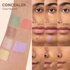 Professional Makeup Cream Contour Palette, Joyeee 8 Colours