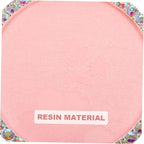 Nail Art Palette, Nail Charm Display Stand Painting Color Mixing Tray Makeup Mixing Plate, Pink