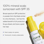 Supergoop! Poof 100% Mineral Part Powder - 0.71 oz, Pack of 2 - SPF 35 PA+++ Scalp Sunscreen with Broad Spectrum UV Protection - Cruelty-Free Formula with Vitamin C