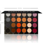 Cosmeticss - Neutrals, 24-Color eyeshadow Palette Matte/Shimmer/Metallic.Glitter Finish, Highly Pigmented Eye shadow Makeup, Long- Wearing Eye Palette, Eye Makeup Kit with Easy-to-Blend Shades