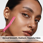 Face Razors for Women, Dermaplane Razor for Women Face, Eyebrow Razor, Facial Razors, Dermaplaning Tool, Gentle Skin Exfoliation Microblades for Sensitive Skin, Peach Fuzz Remover, 10 Count (Coral)